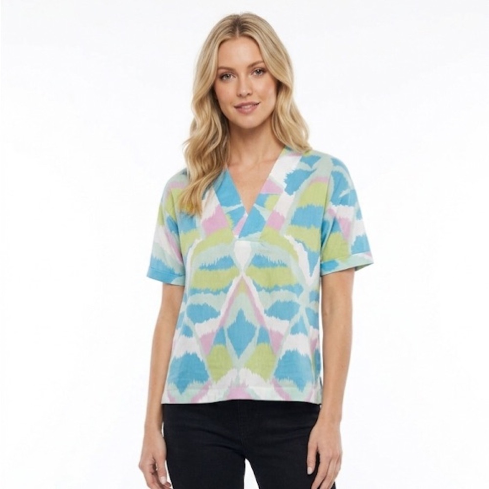 Sheridan French Classic Top Short Sleeve Size Small